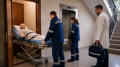 Транспортировка больных после выписки в Тихорецке