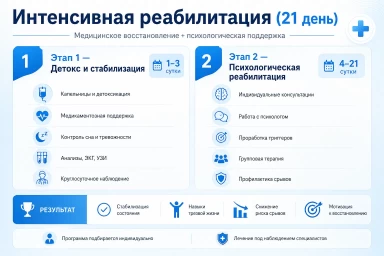 Реабилитация за 21 день в Тихорецке
